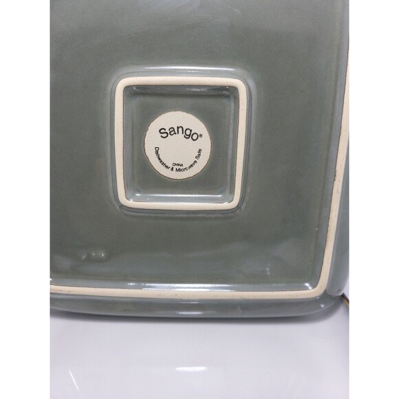 Lot Of two Sango Green Dinner Plates-10" - Picture 2 of 10